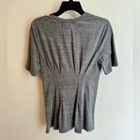 Treasure & Bond Gathered Waist Frayed Shirt (S) - Picture 5 of 7